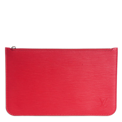 Louis Vuitton Epi Neverfull MM GM Pochette Carmine 1 of 7
