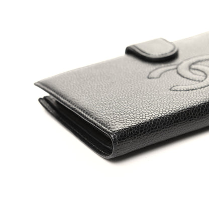 Chanel Caviar Timeless CC French Wallet Black 7 of 8