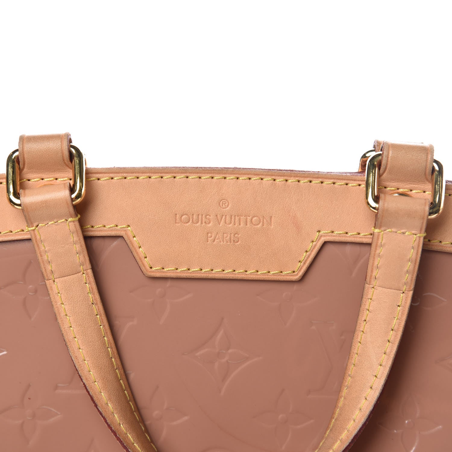 Louis Vuitton Vernis Brea MM Rose Velours 8 of 14
