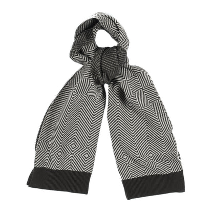 Burberry Cashmere Herringbone Scarf Green 1 of 6
