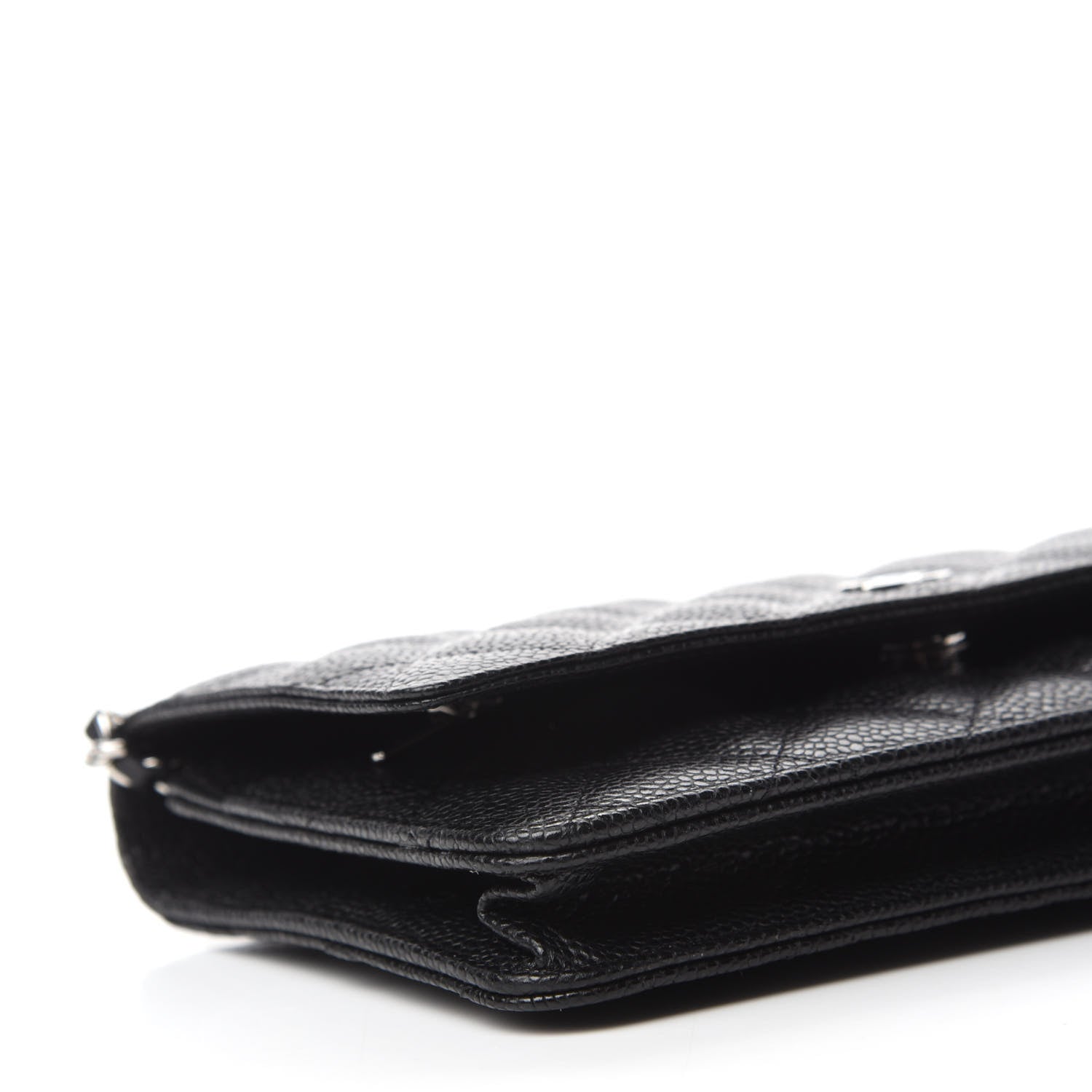 Chanel Caviar Quilted Wallet On Chain WOC Black 6 of 12