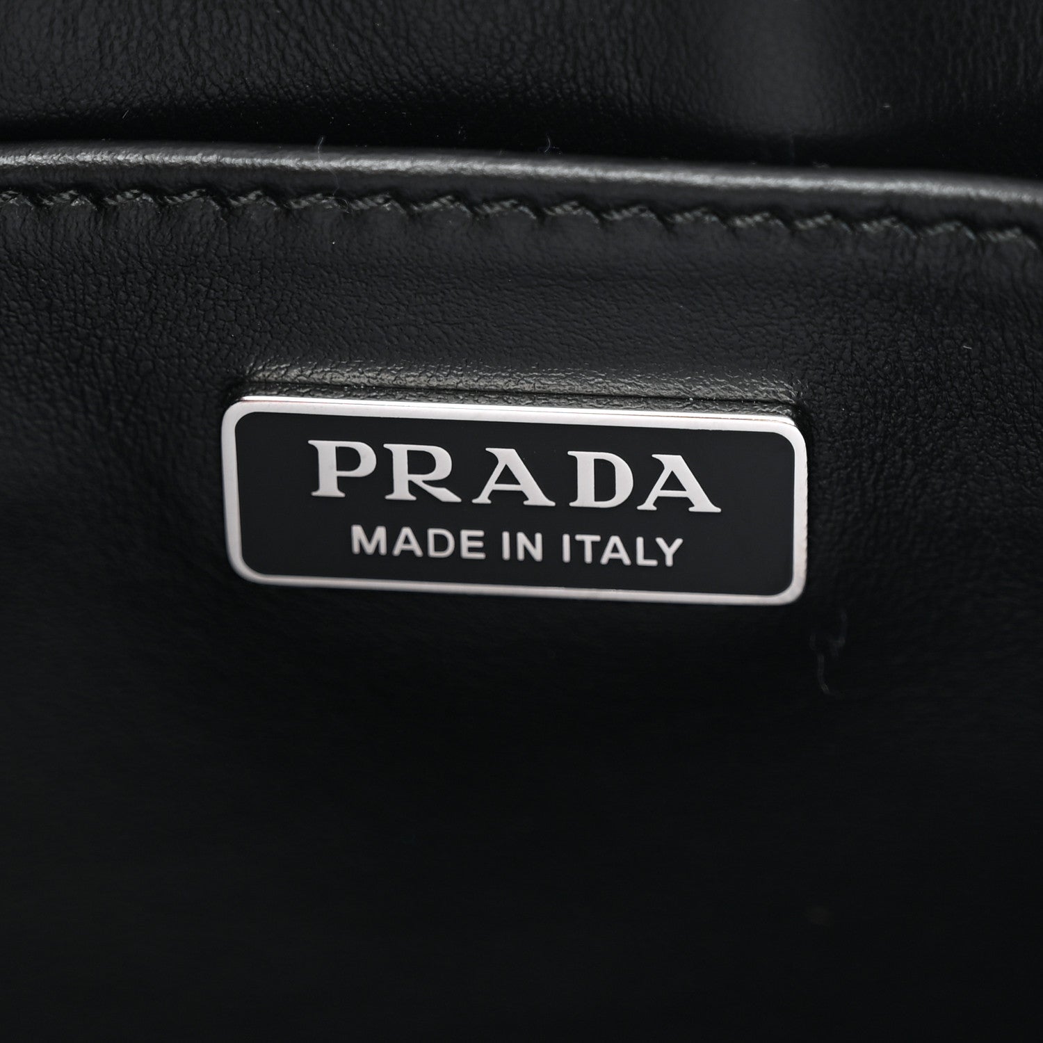 Prada Spazzolato Cleo Shoulder Bag Black 6 of 10