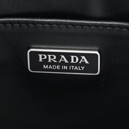 Prada Spazzolato Cleo Shoulder Bag Black 6 of 10