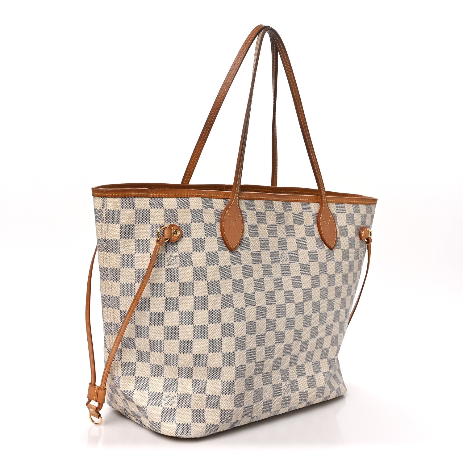 Louis Vuitton Damier Azur Neverfull MM 3 of 10