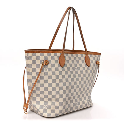 Louis Vuitton Damier Azur Neverfull MM 3 of 10