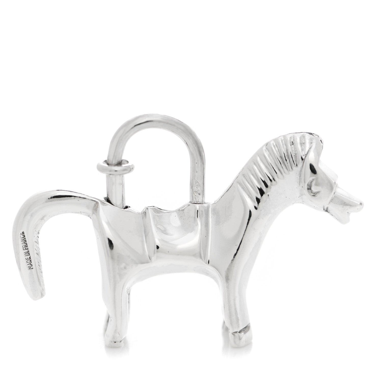 Hermes Sterling Silver Horse Cadena Lock 5 of 5