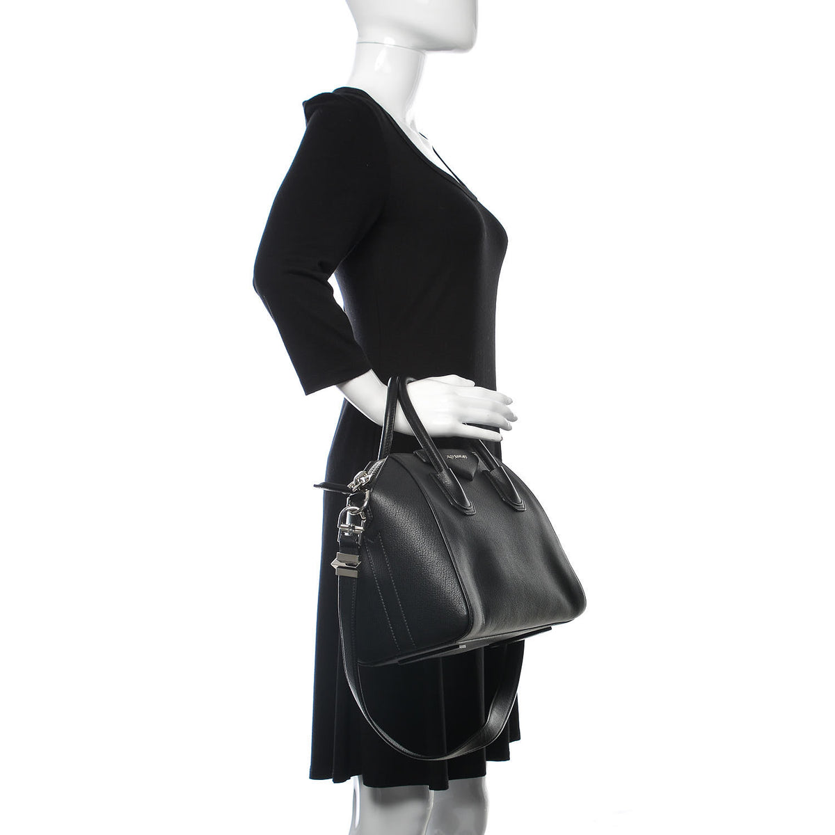 Givenchy Sugar Goatskin Small Antigona Black 2 of 13