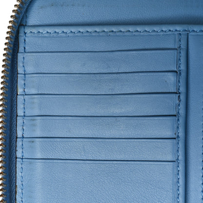 Gucci Soft Microguccissima Zip Around Organizer Wallet Mineral Blue 17 of 18