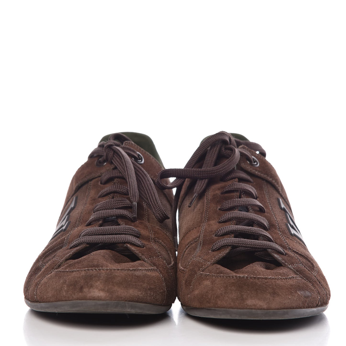 Suede Perforated Vibes Sneaker 9.5 Brown