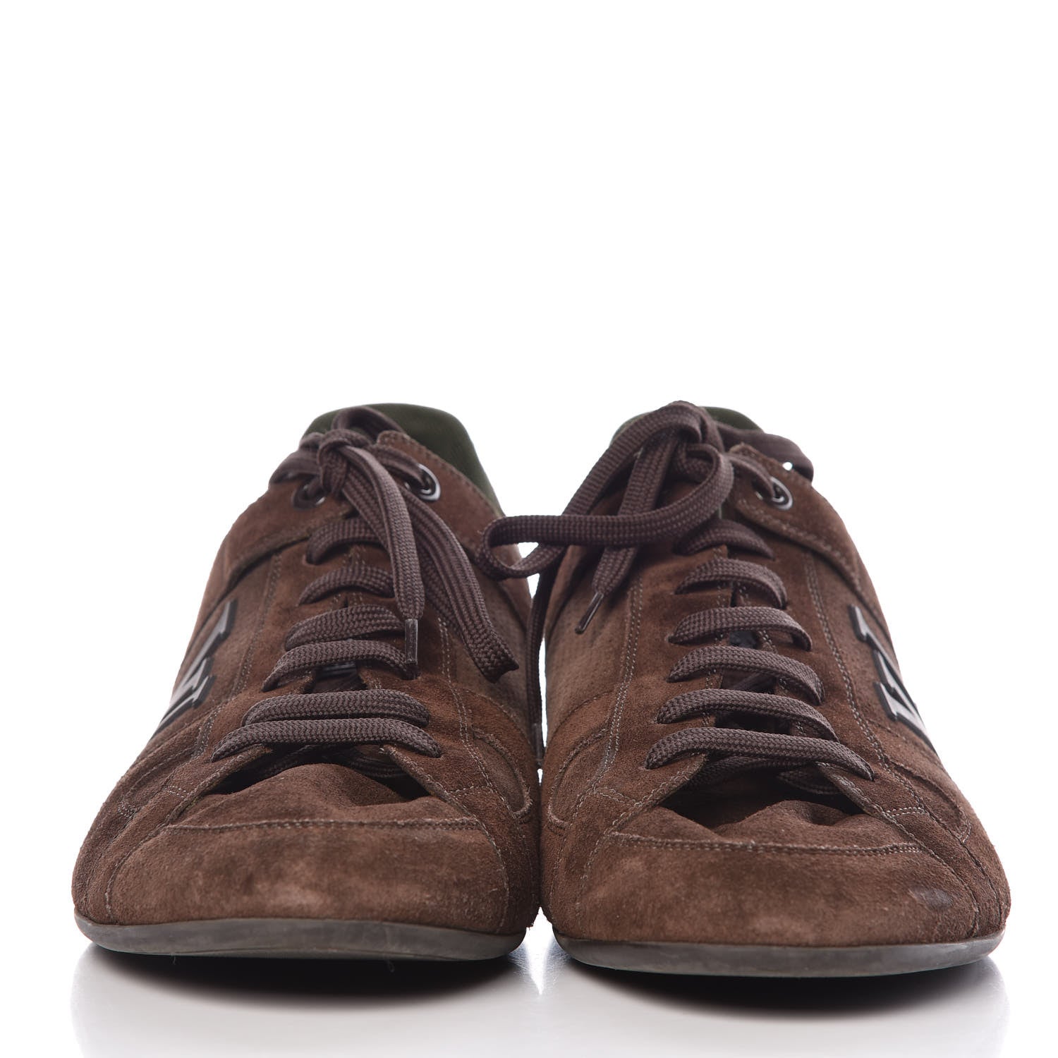 Louis Vuitton Suede Perforated Vibes Sneaker 9.5 Brown 2 of 9