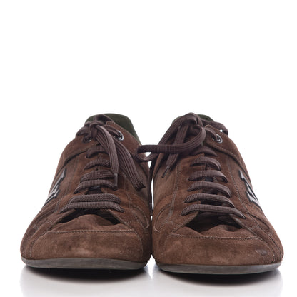 Louis Vuitton Suede Perforated Vibes Sneaker 9.5 Brown 2 of 9
