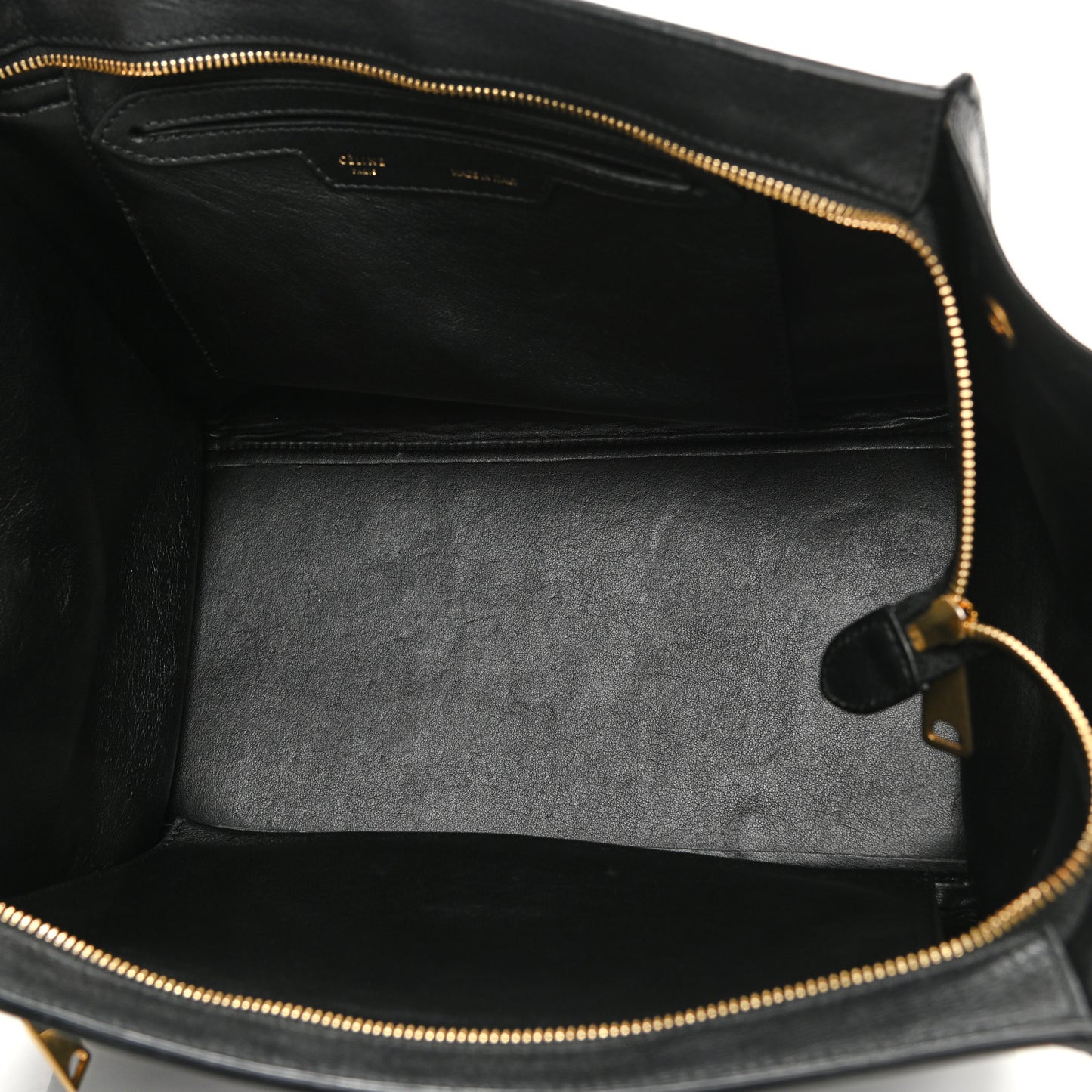 Smooth Calfskin Denim Medium Trapeze Blue