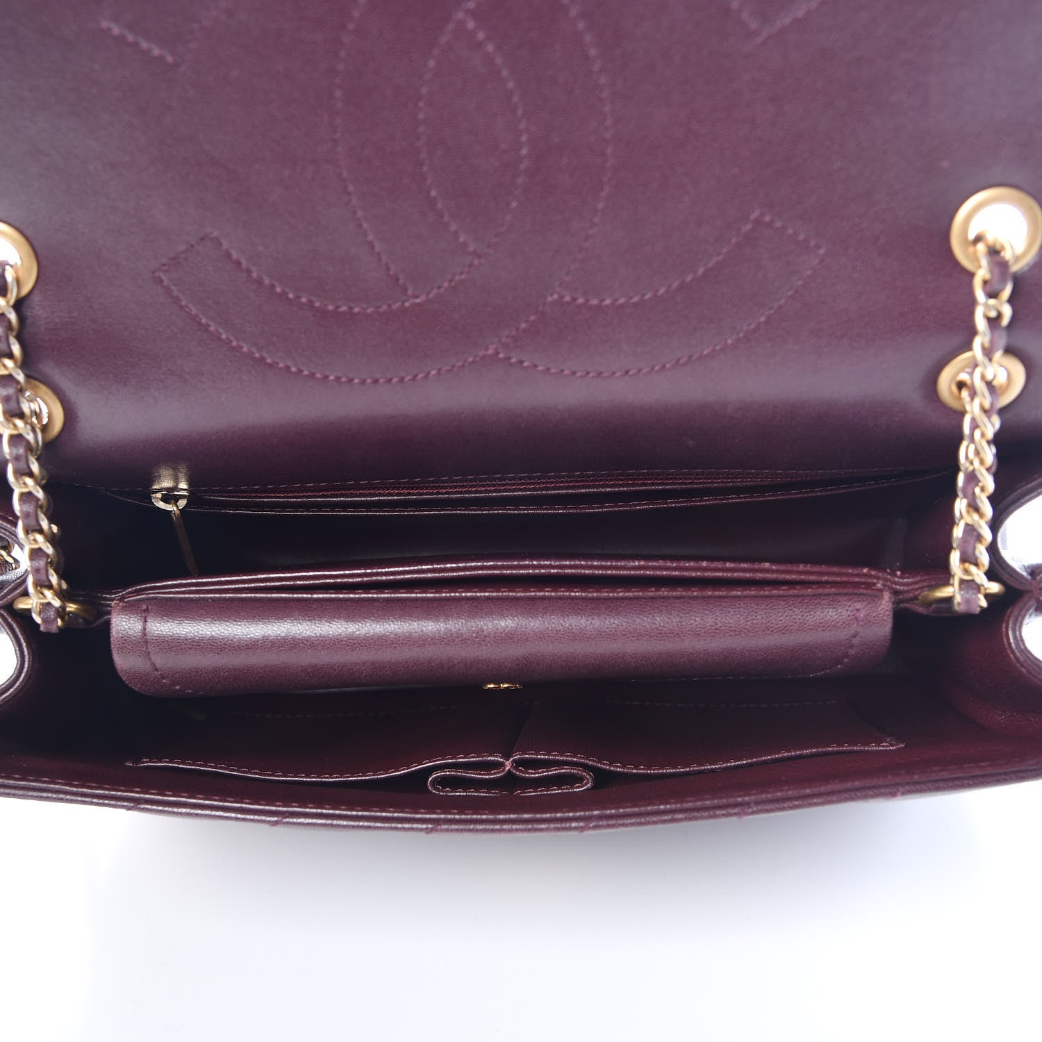 Chanel Lambskin Quilted Jumbo Coco Vintage Flap Purple 5 of 13