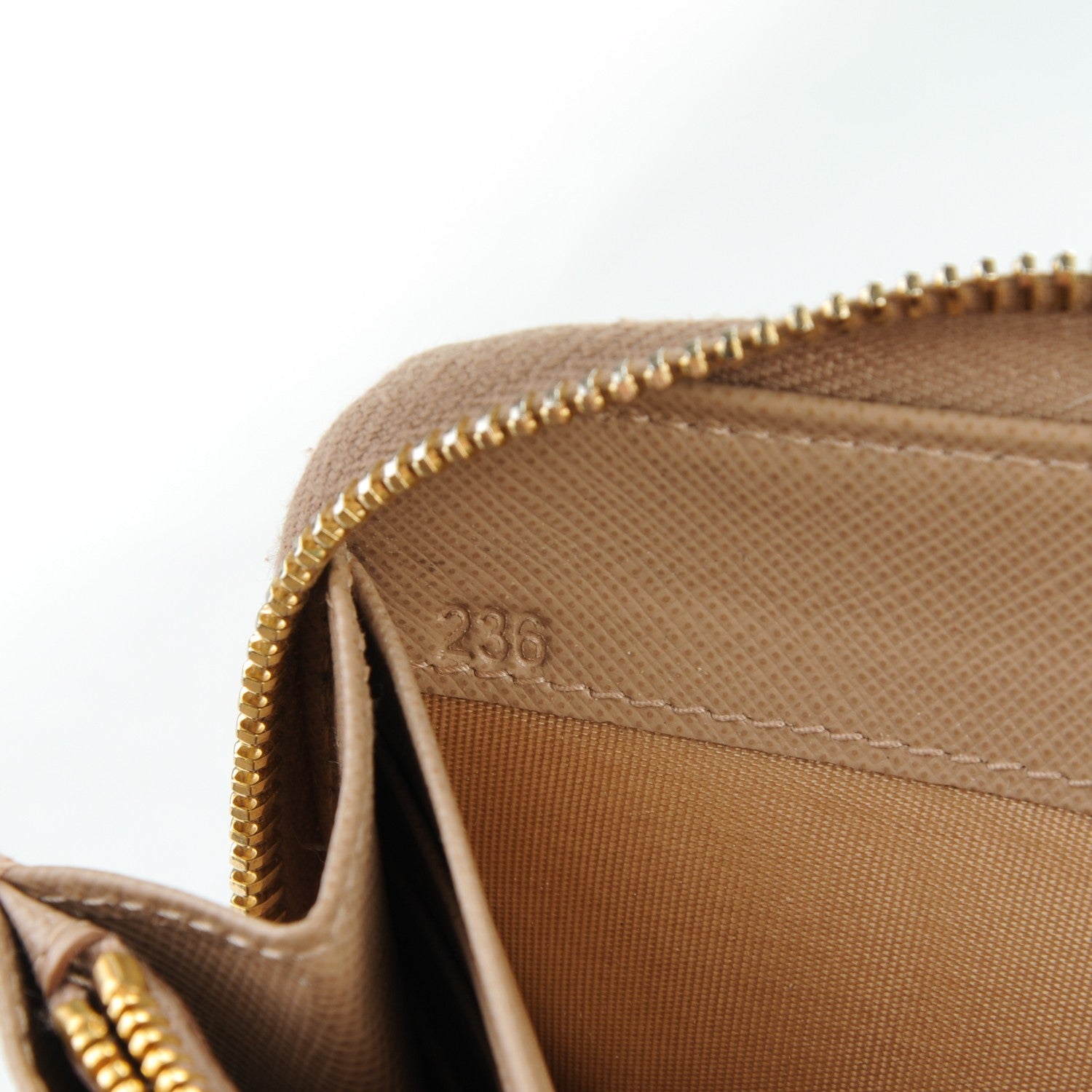Prada Saffiano Metal Zip Around Wallet Cammeo 8 of 11