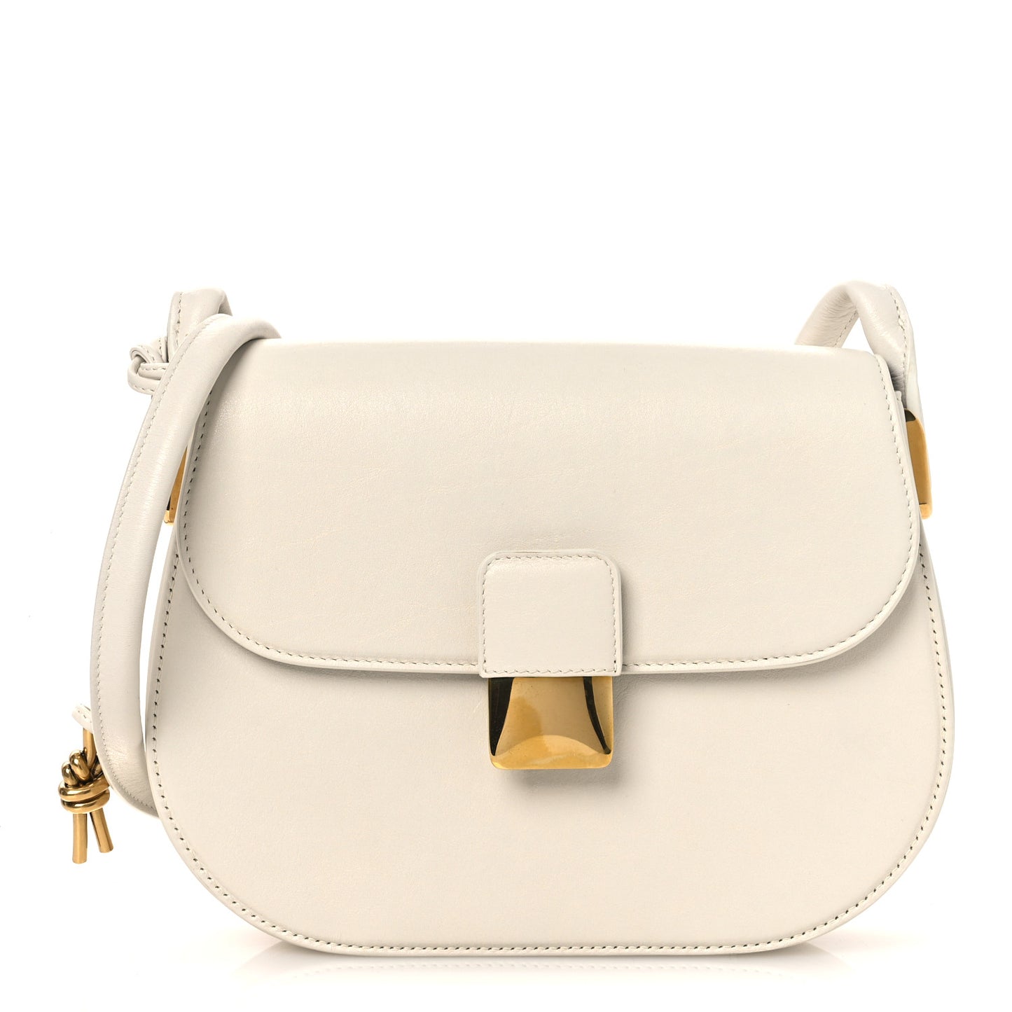 Calfskin Small Desiree Crossbody Bag Chalk Chalk