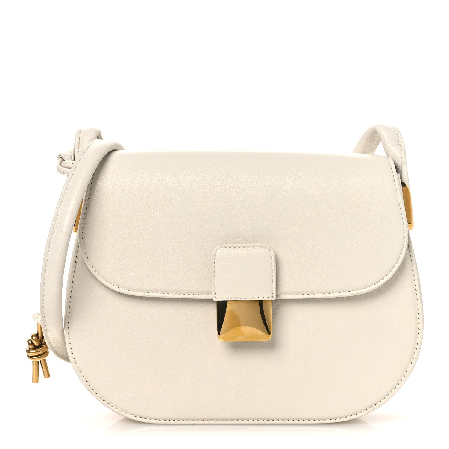 Bottega Veneta Calfskin Small Desiree Crossbody Bag Chalk Chalk 1 of 12