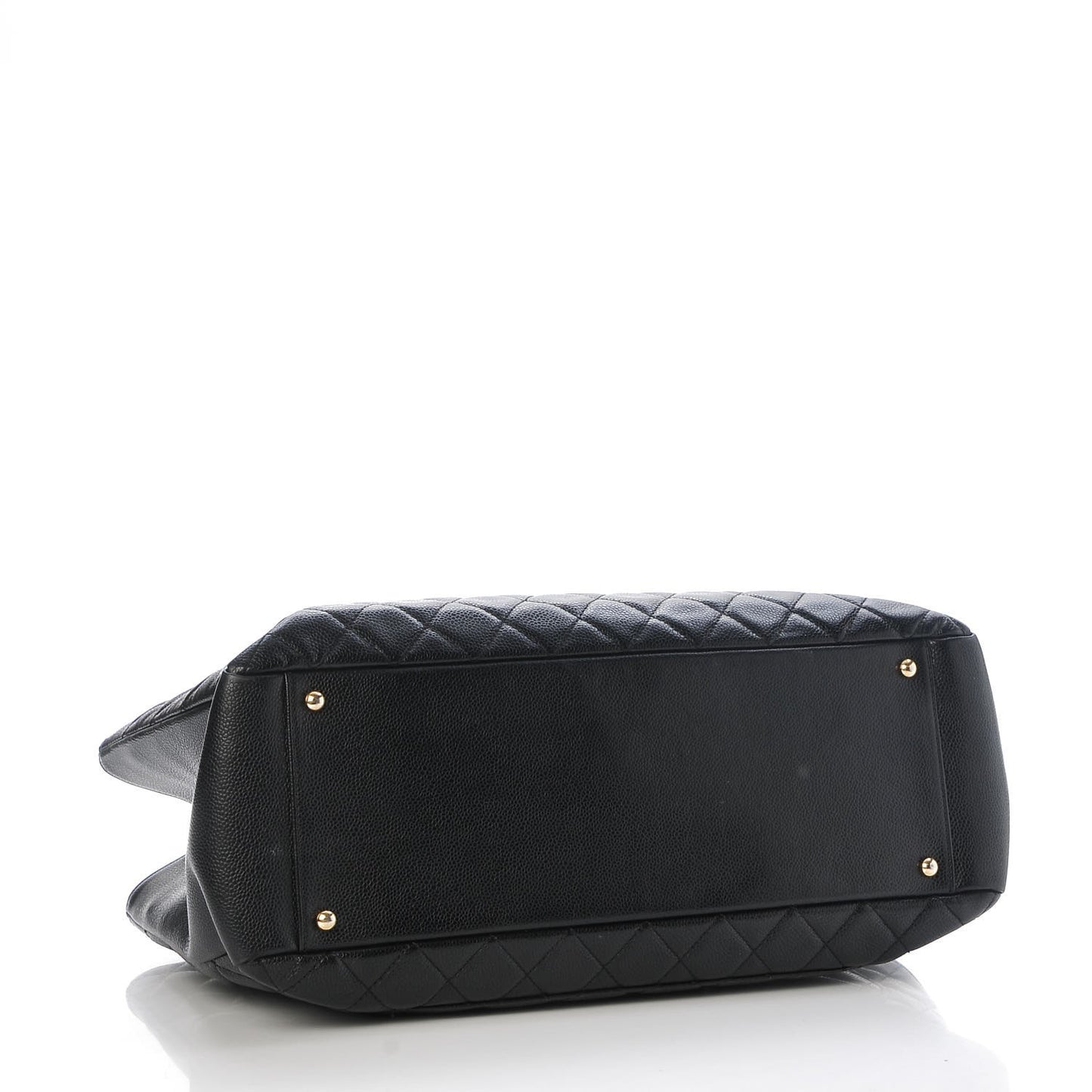 Caviar Quilted XL Grand Shopping Tote GST Black