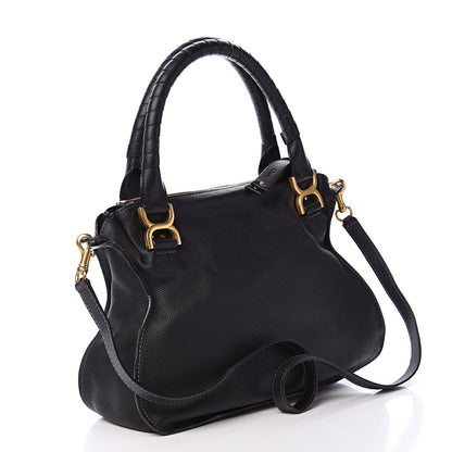Chloe Calfskin Medium Marcie Satchel Black 2 of 9