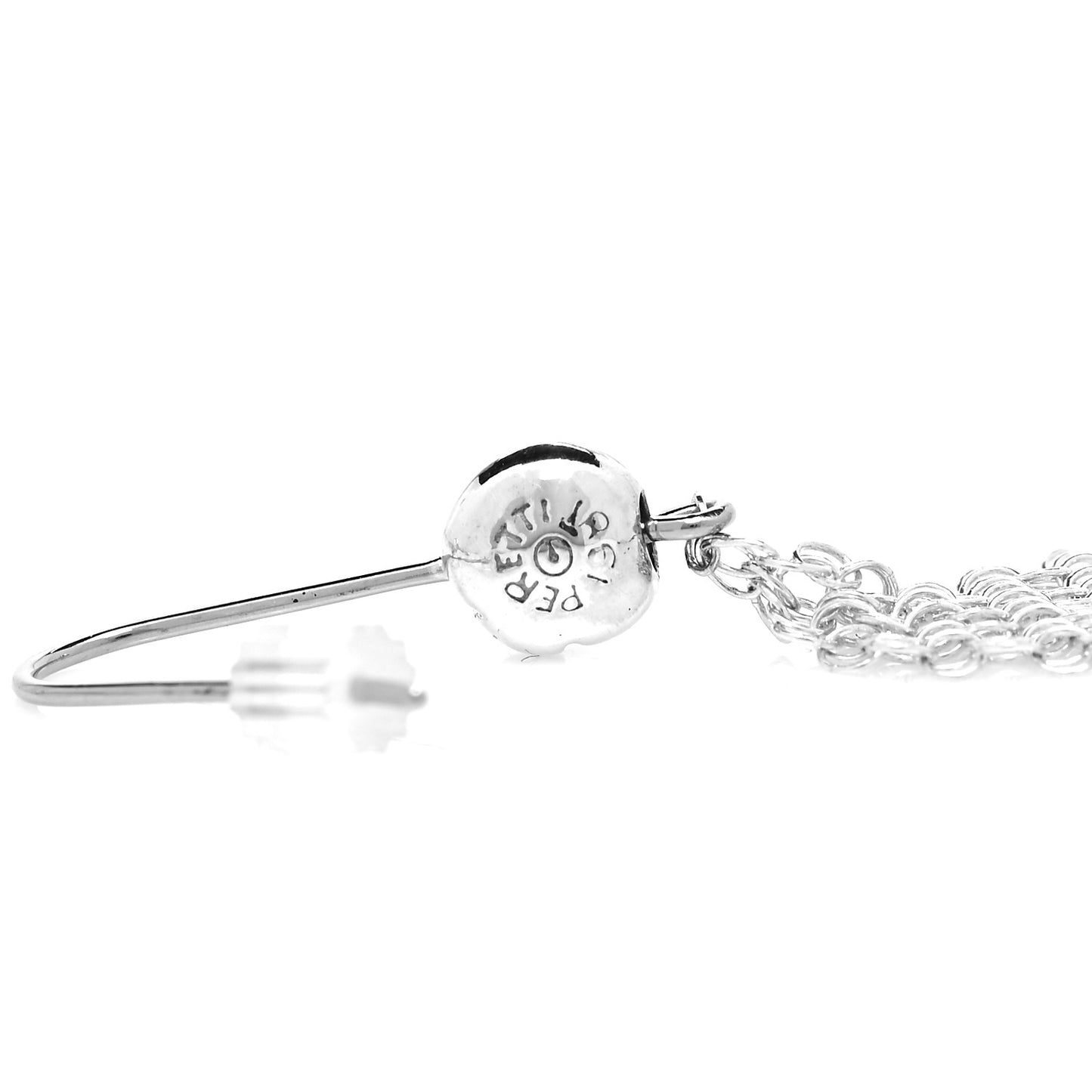 Sterling Silver Elsa Peretti Mesh Earrings