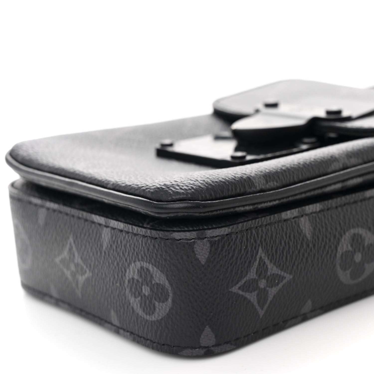 Louis Vuitton Monogram Eclipse S Lock Wearable Wallet 8 of 9