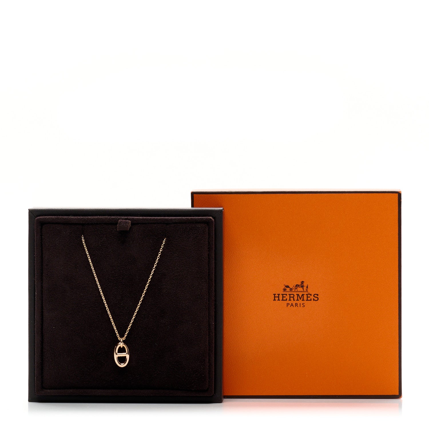 Hermes 18K Rose Gold PM Farandole Pendant Necklace 6 of 6