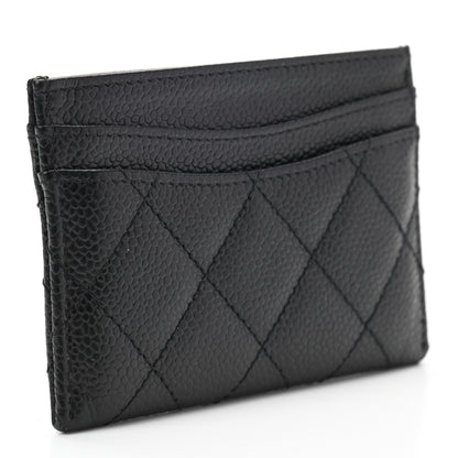 Chanel Caviar Quilted Card Holder Black 3 of 8