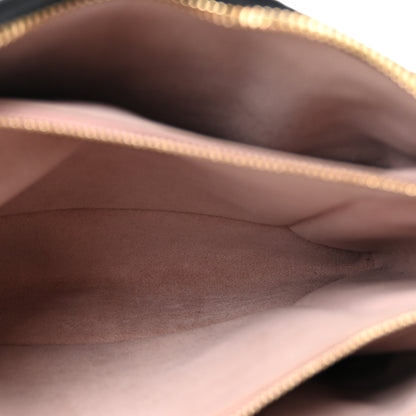 Louis Vuitton Lambskin Embossed Monogram Coussin PM Black 5 of 10