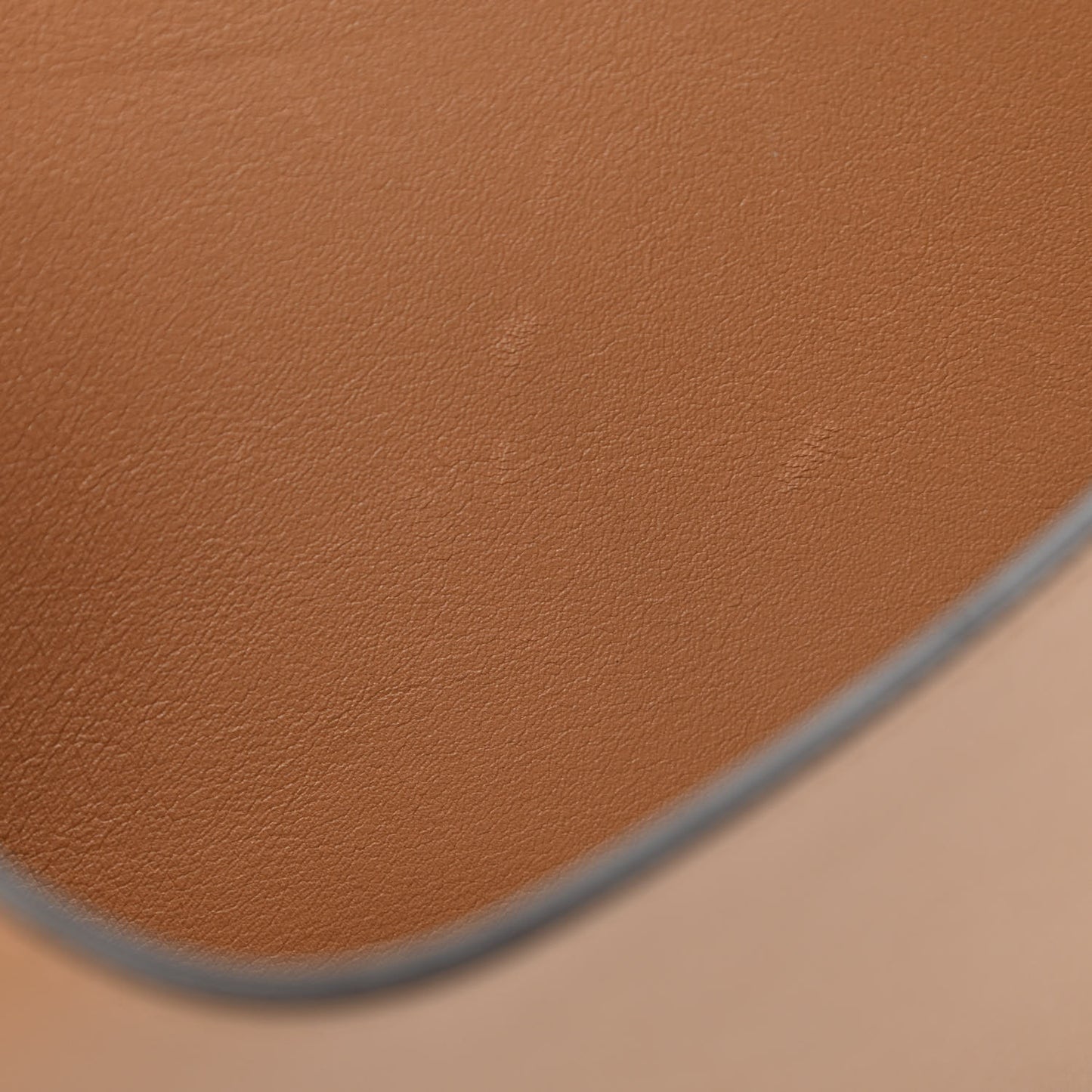Shiny Smooth Calfskin Medium Frame Shoulder Bag Tan Optic White