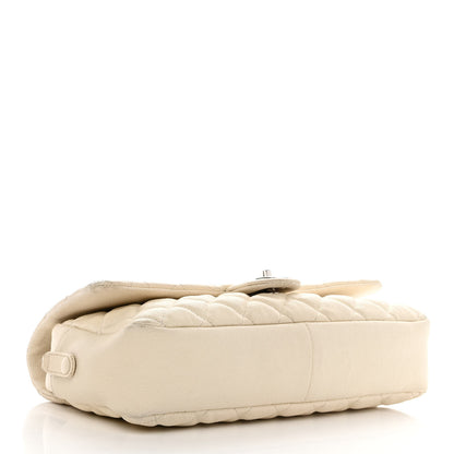 Chanel Caviar Quilted Jumbo Easy Flap Dark White 4 of 11