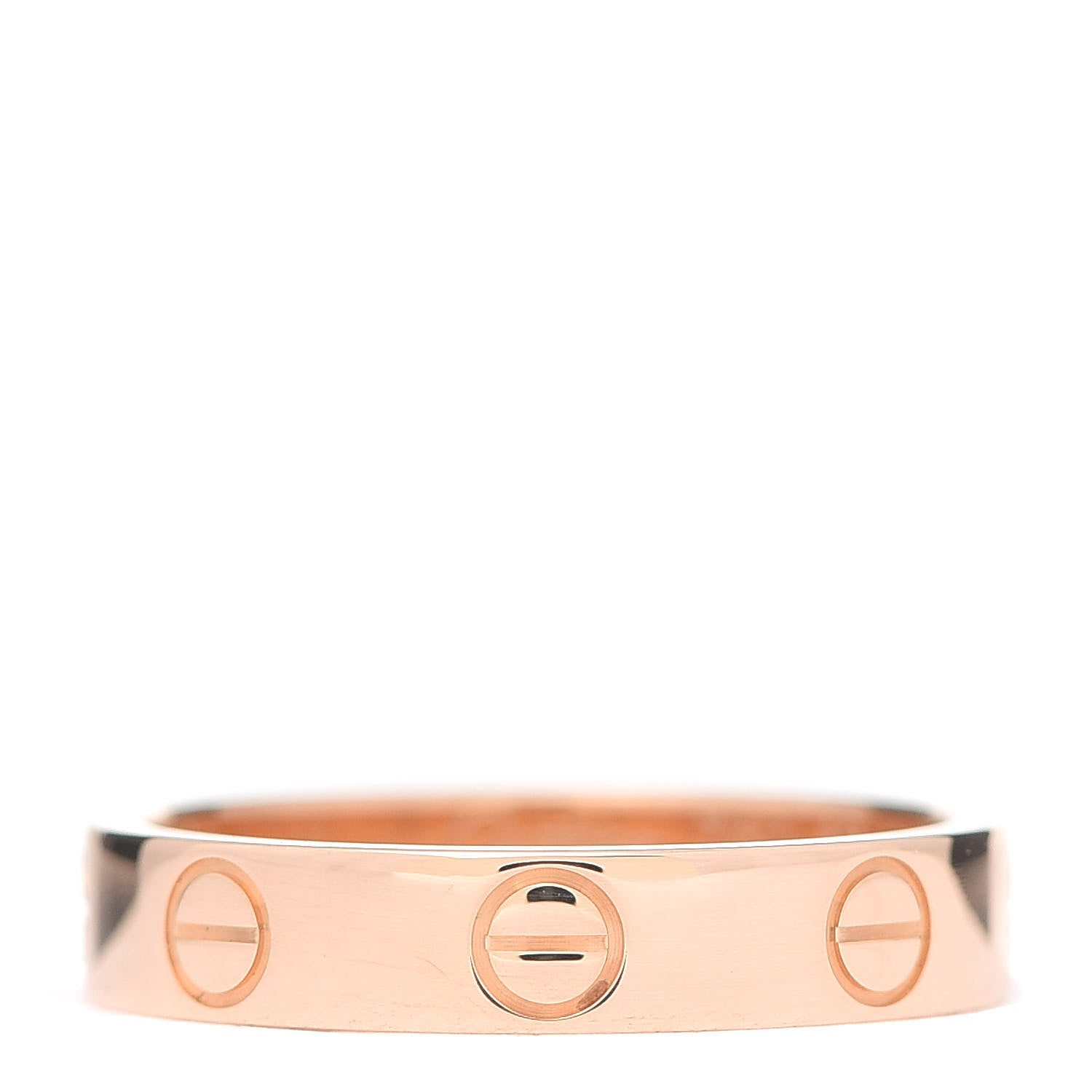 Cartier 18K Pink Gold 3.5mm LOVE Wedding Band Ring 49 4.75 1 of 4