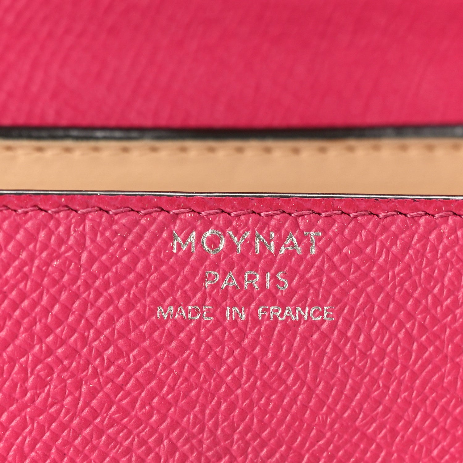 Moynat Carat Calfskin Gabrielle BB Fuchsia 7 of 10