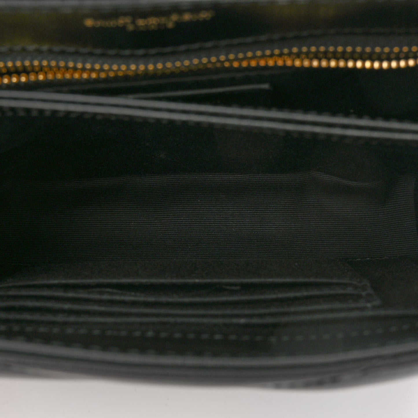 Calfskin Y Quilted Monogram Toy Loulou Crossbody Bag Black