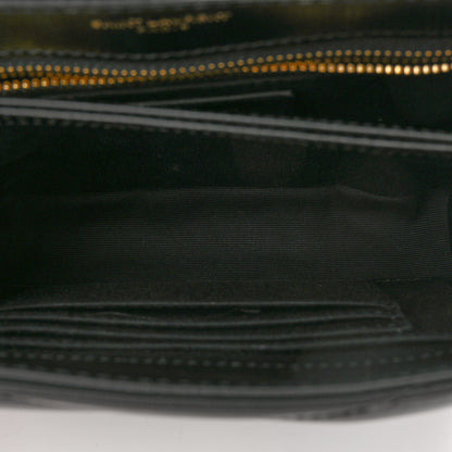 Saint Laurent Calfskin Y Quilted Monogram Toy Loulou Crossbody Bag Black 5 of 10