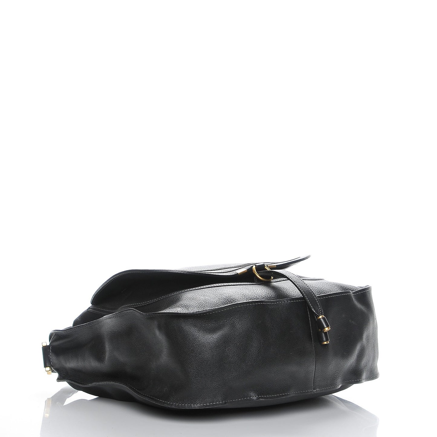 Calfskin Large Marcie Hobo Black