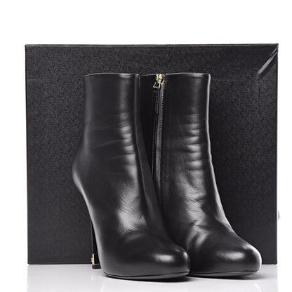 Chanel Lambskin CC Short Booties 41 Black 13 of 13