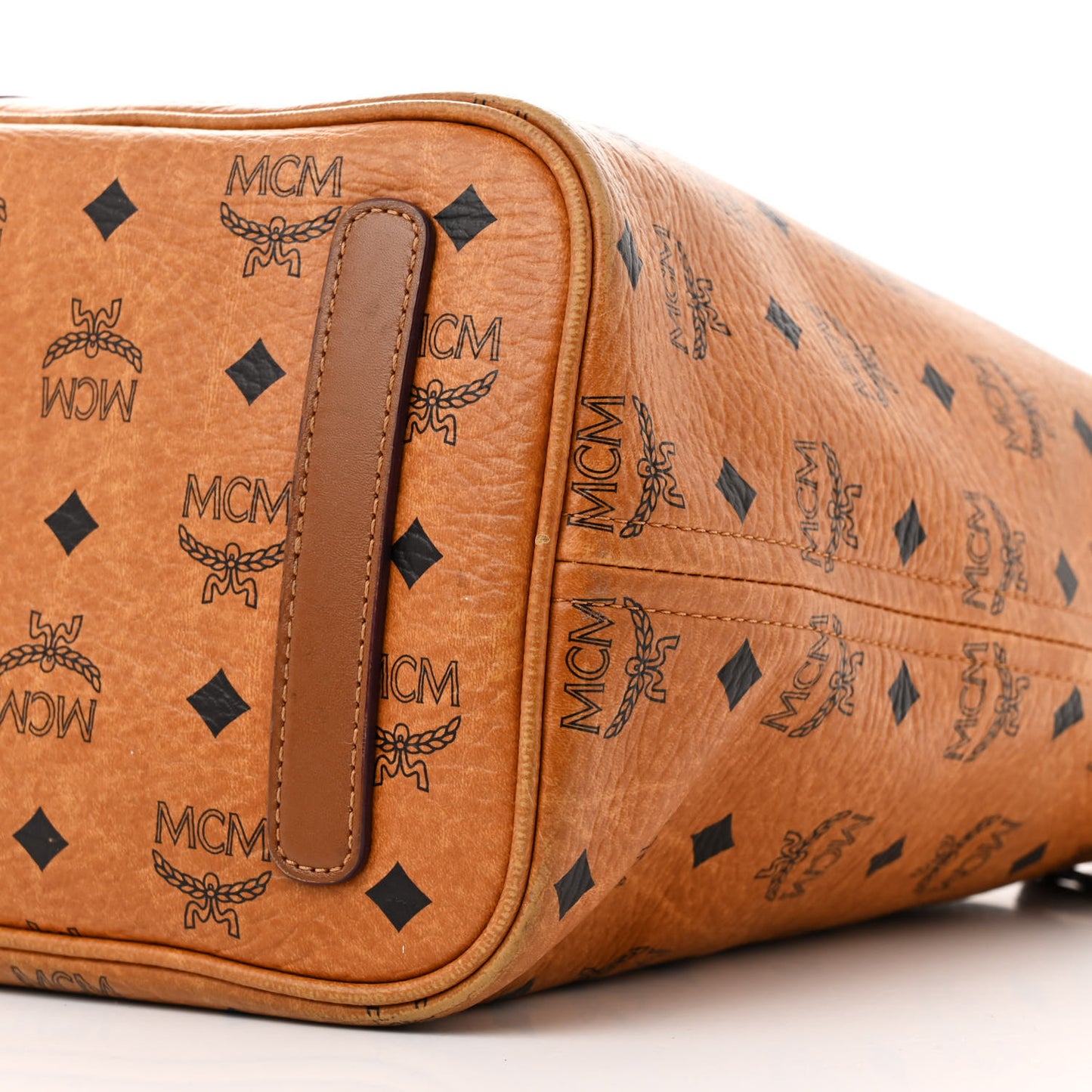 Visetos Medium Liz Reversible Shopper Tote Cognac