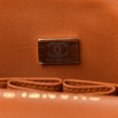 Chanel Caviar Quilted Medium Double Flap Light Brown 6 of 9