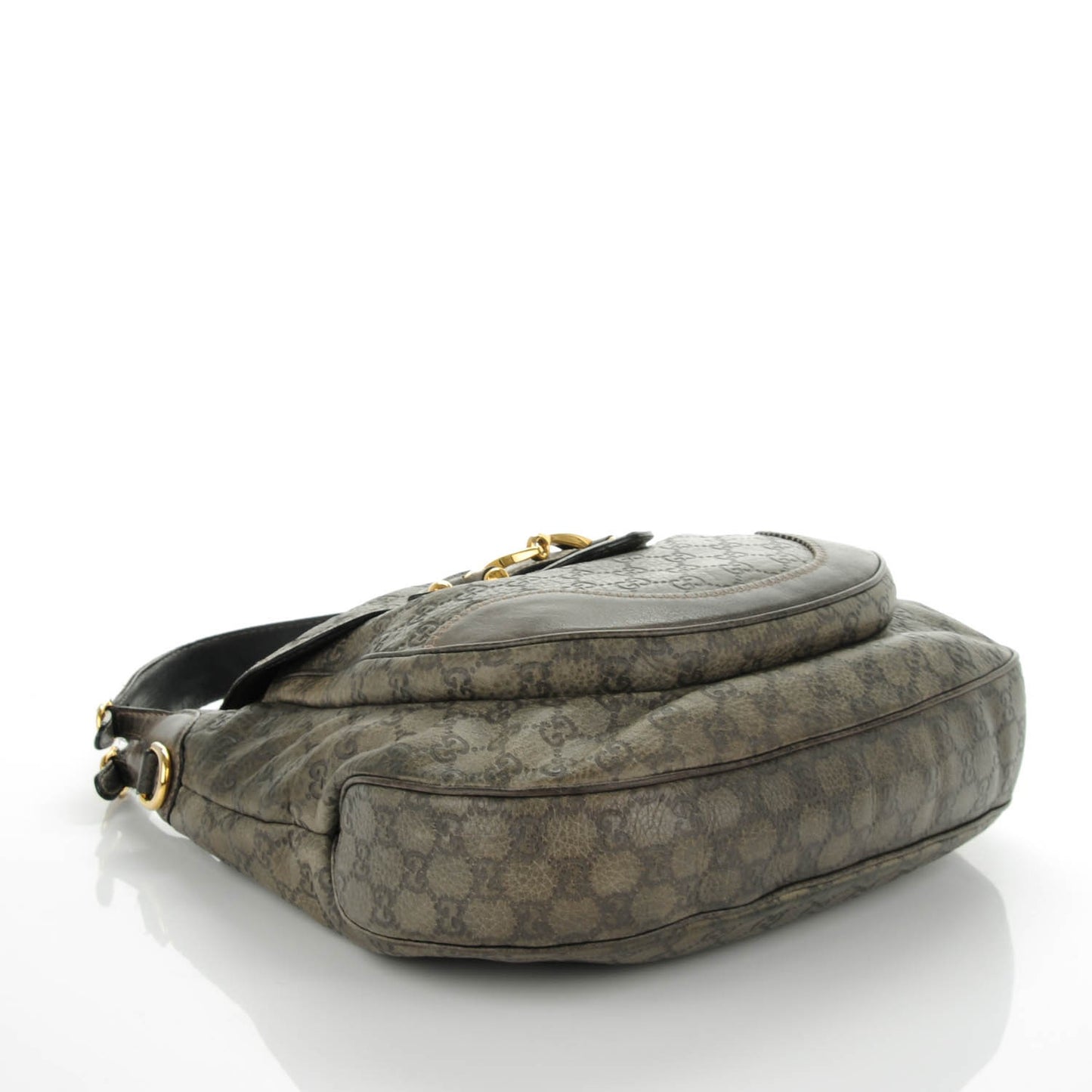 Guccissima New Pelham Satchel Grey
