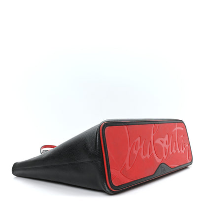 Christian Louboutin Calfskin Empire Spikes East West Cabata Tote Black 4 of 10