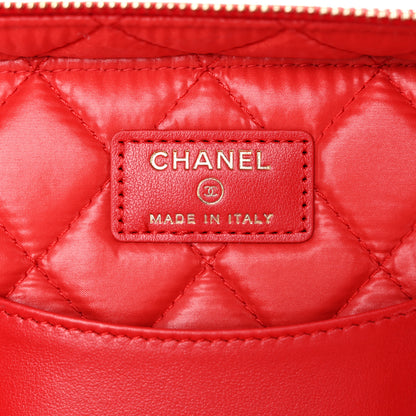 Chanel Caviar Quilted Large Vanity Pouch Red 6 of 11