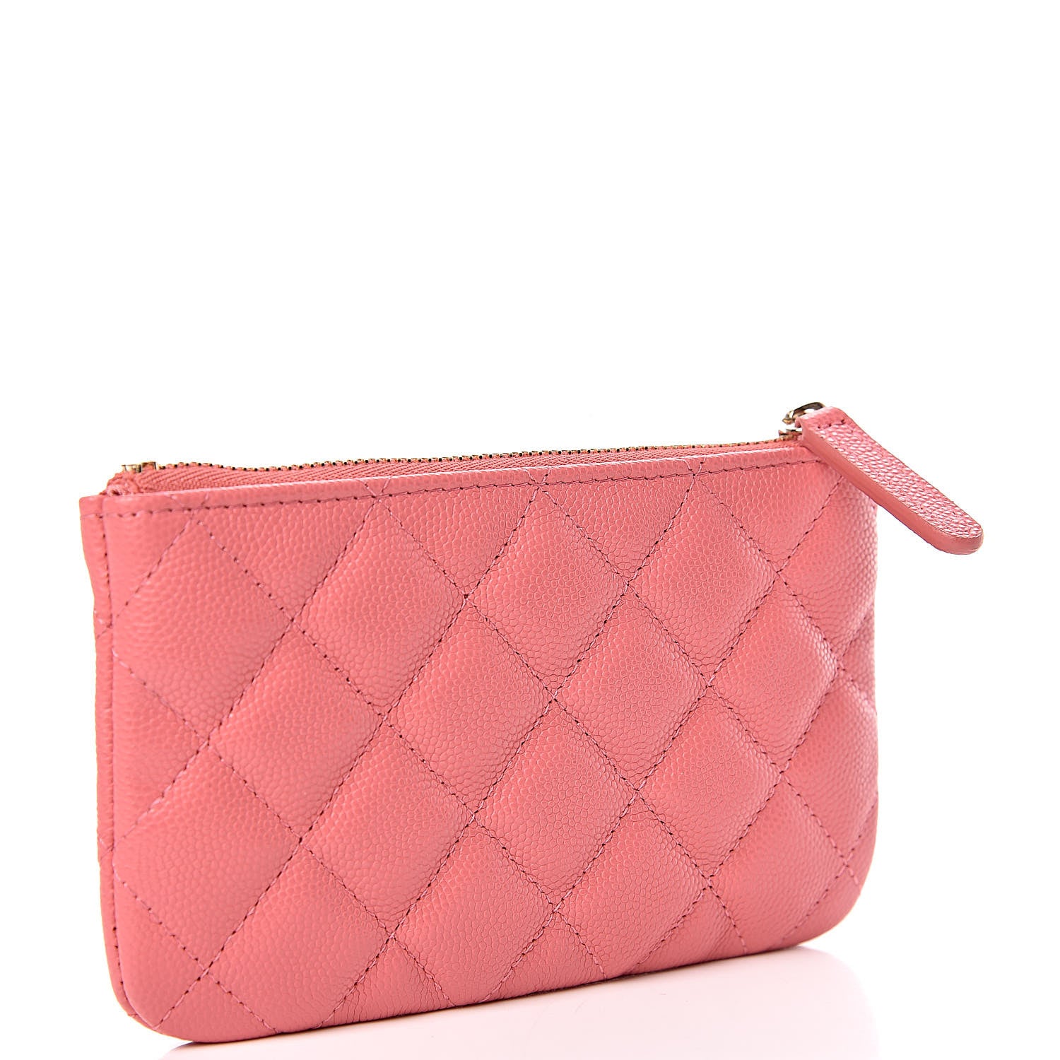 Chanel Caviar Quilted Small Cosmetic Case Pink 3 of 8