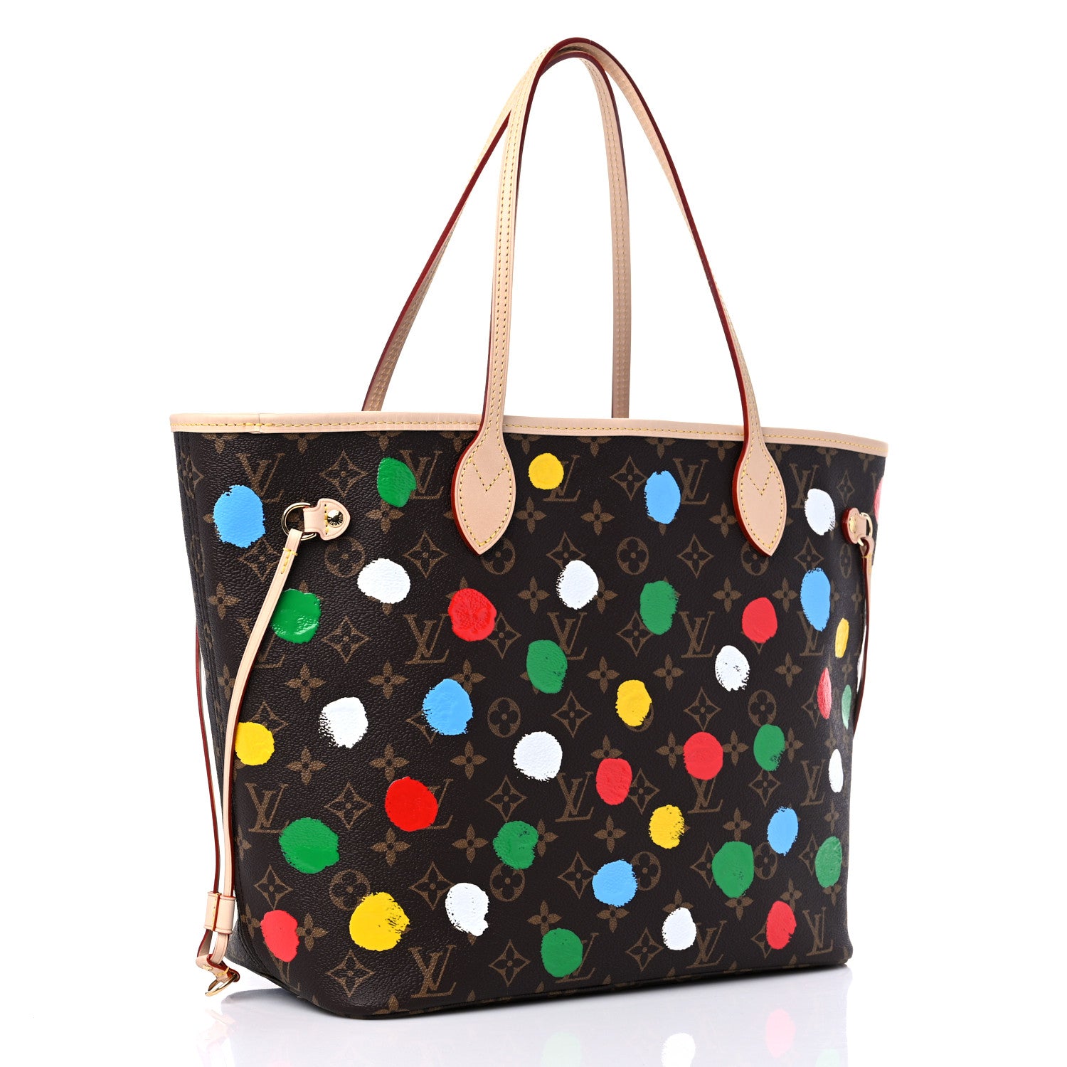 Louis Vuitton LV X YK Monogram Dots Neverfull MM 4 of 9