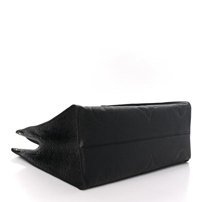 Louis Vuitton Empreinte Monogram Onthego GM Black Black 4 of 10