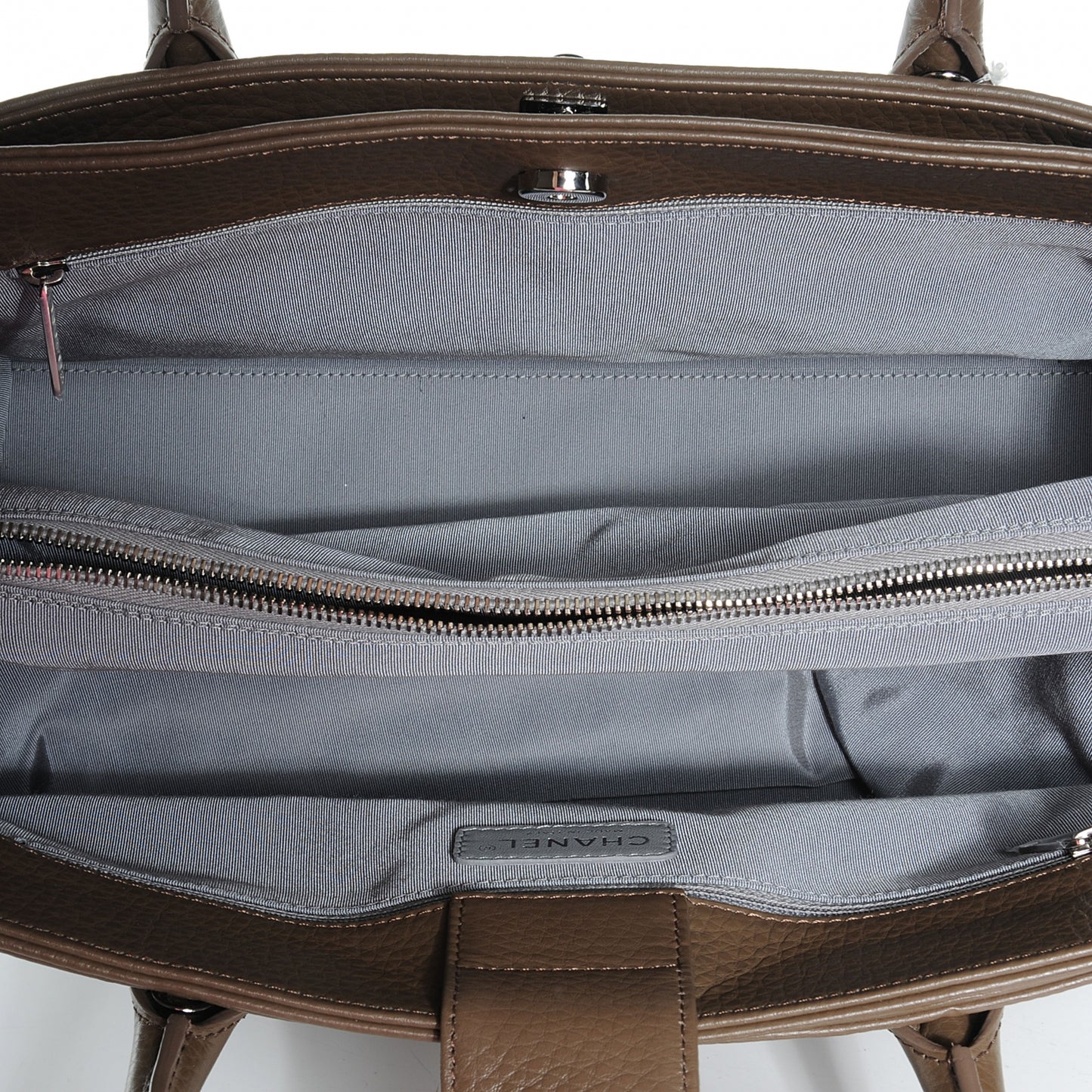 Deerskin Cerf Executive Shopper Tote Brown