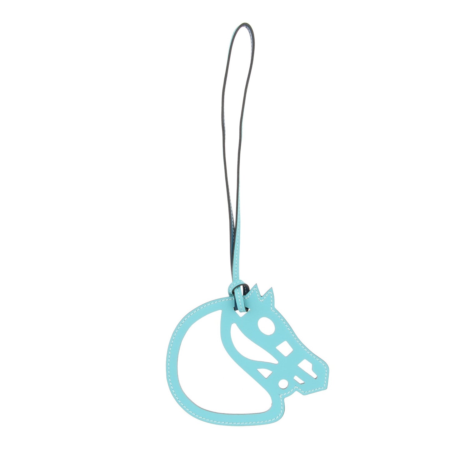 Swift Paddock Cheval Horse Bag Charm Colvert Bleu Atoll
