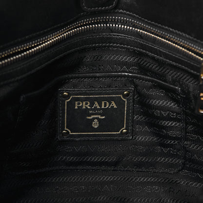 Prada Tessuto Nylon Gaufre Tote Black 7 of 11