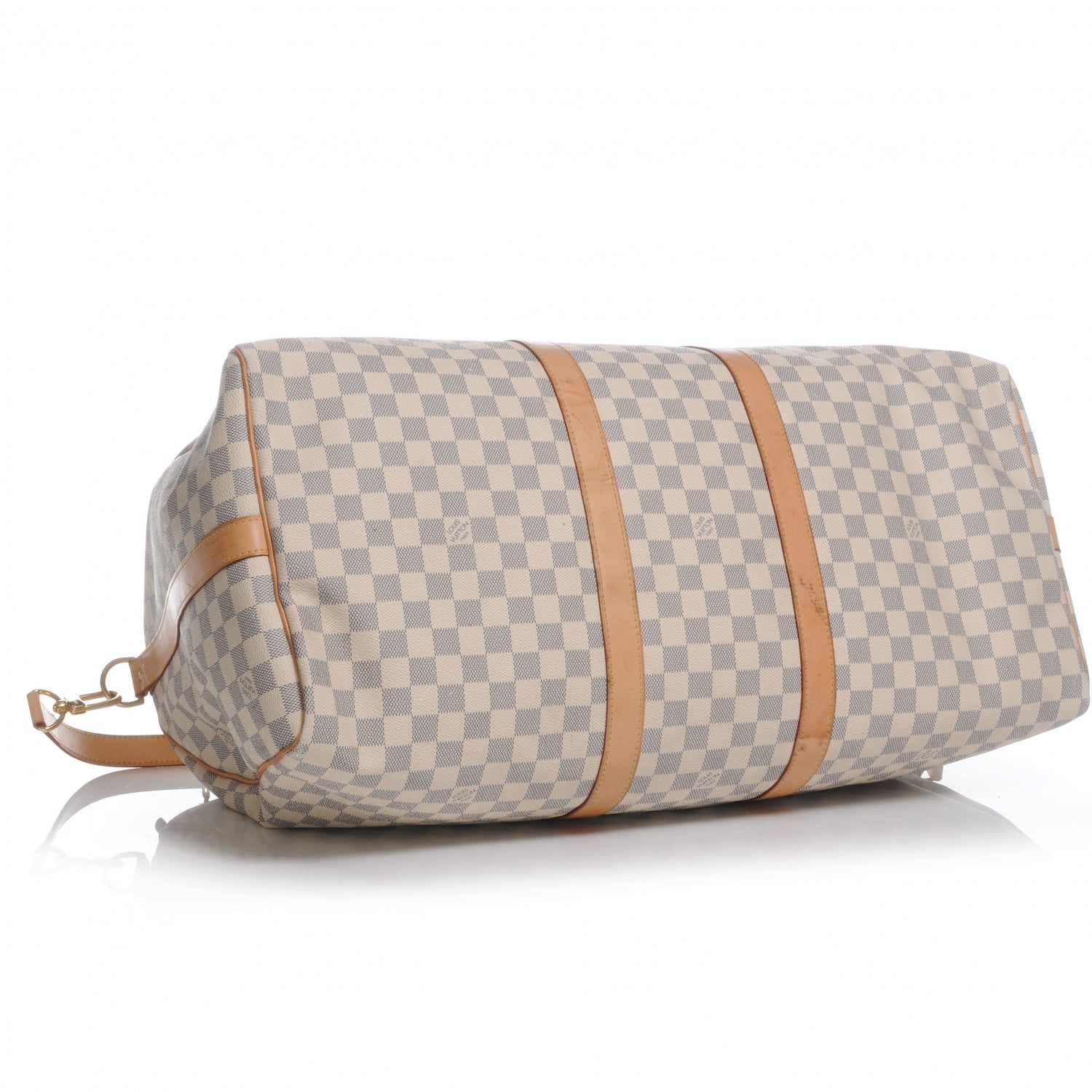 Louis Vuitton Damier Azur Keepall Bandouliere 55 4 of 7