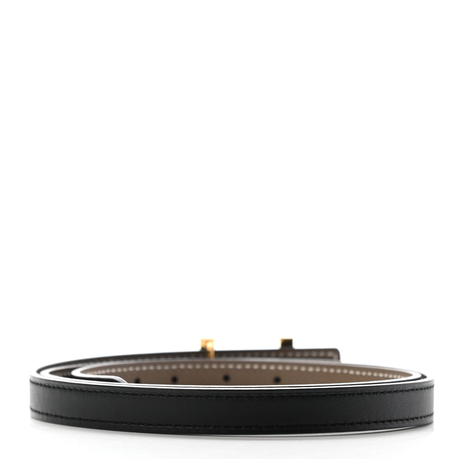Hermes Swift Epsom 13mm Focus Belt 80 Black Etoupe 2 of 7