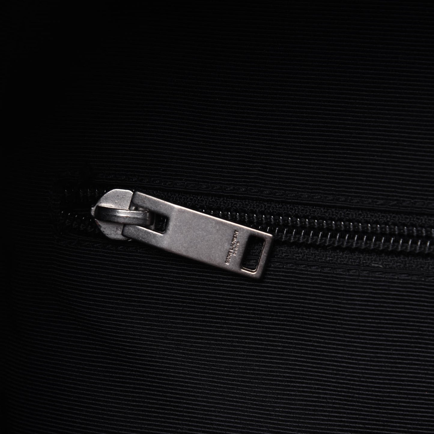 Calfskin Checked Print Hunting Backpack Black White