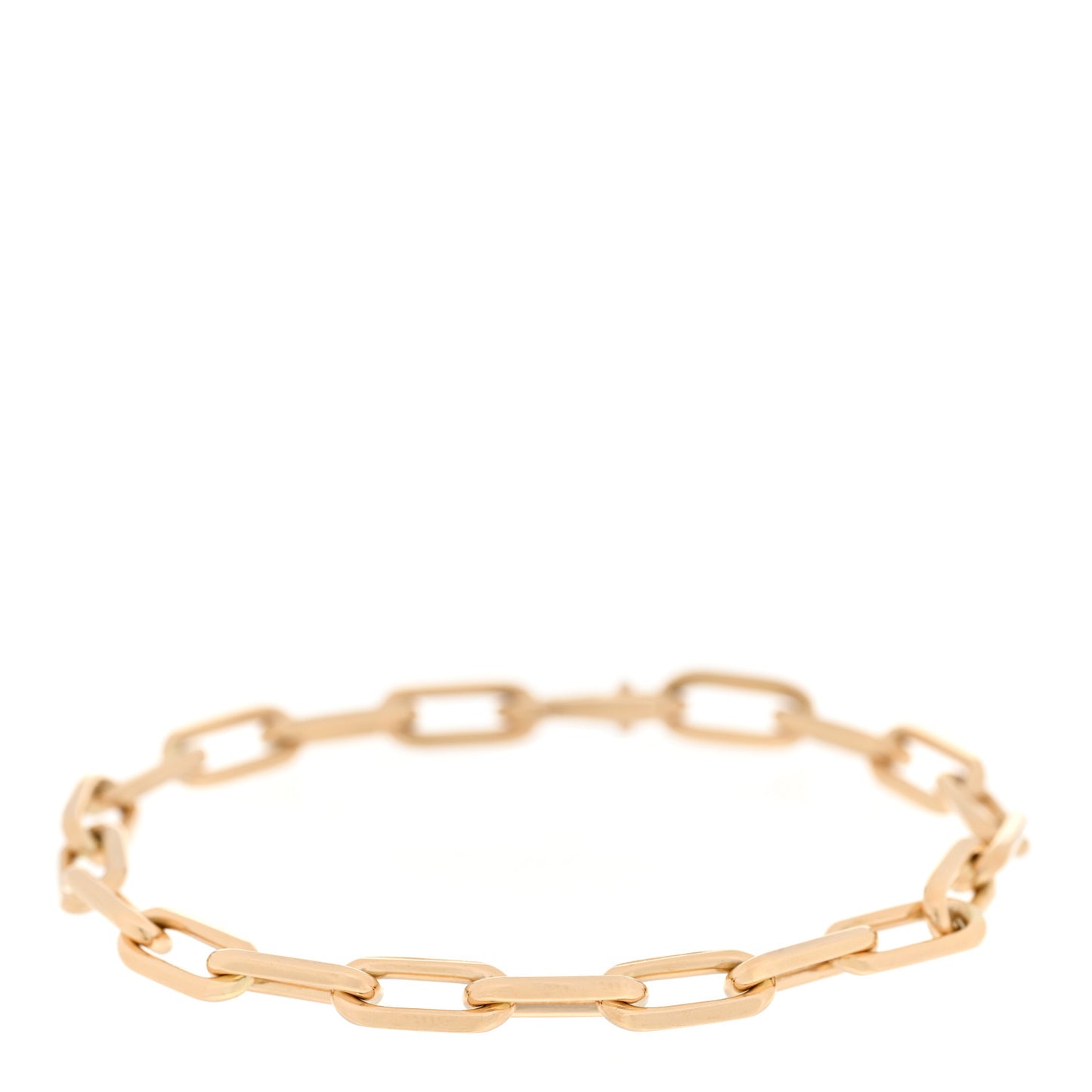 18K Yellow Gold Santos de Cartier Link Chain Bracelet